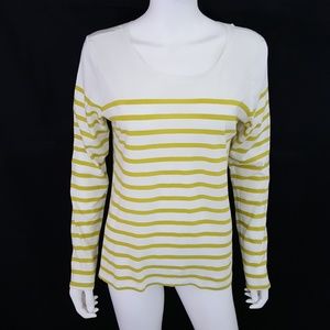 Ann Loft Medium Basic Striped Long Sleeve Top